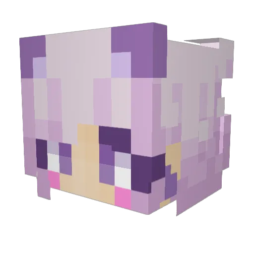Psykl0ne Minecraft avatar head, 3D render