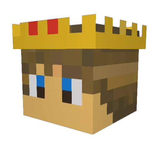 Psyko_98 Minecraft avatar head, 3D render