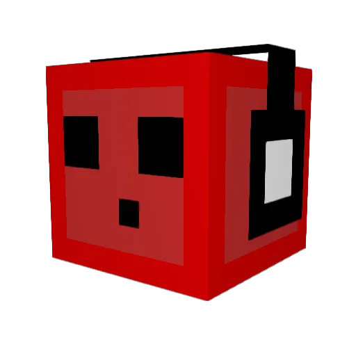 PsymonStark Minecraft avatar head, 3D render