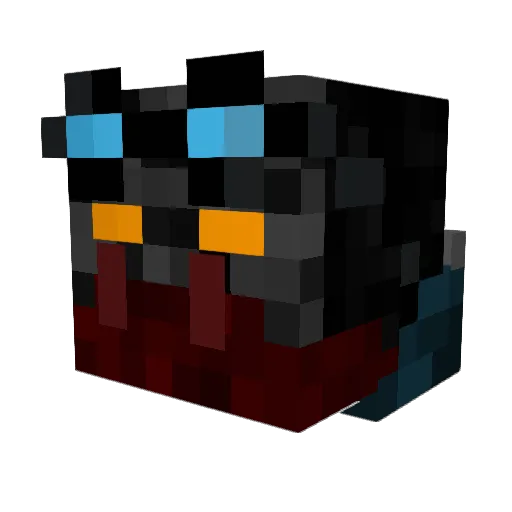 Psyycobble Minecraft avatar head, 3D render