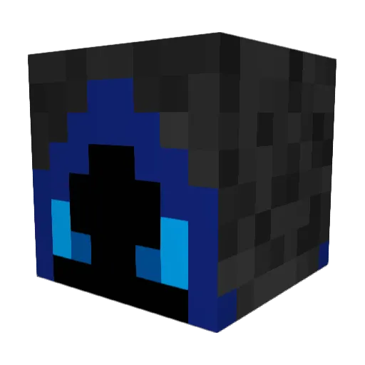 Pter123 Minecraft avatar head, 3D render