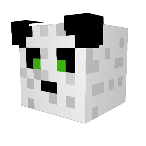 Ptole Minecraft avatar head, 3D render
