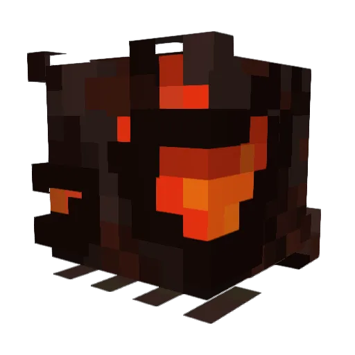 Ptoto Minecraft avatar head, 3D render