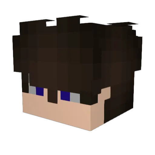 PuR3ify Minecraft avatar head, 3D render