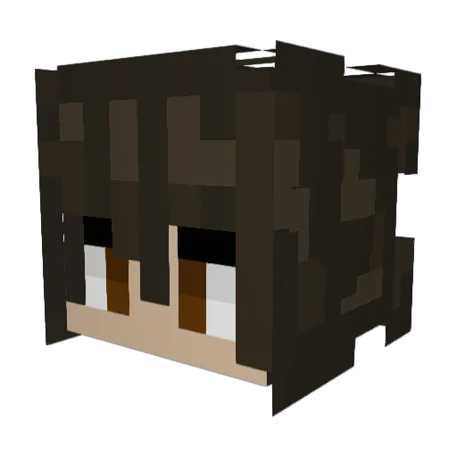PuReShadez Minecraft avatar head, 3D render