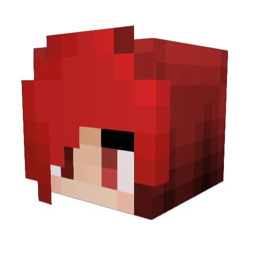 PublicGift Minecraft avatar head, 3D render