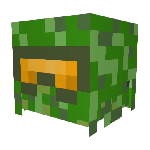 PucePys Minecraft avatar head, 3D render