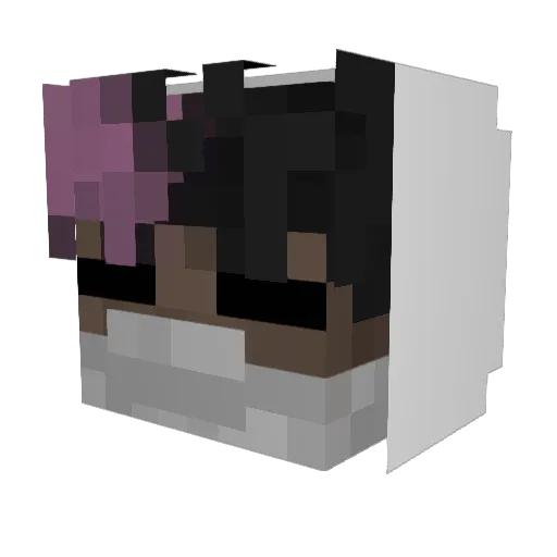 PuchaczRuchacz Minecraft avatar head, 3D render