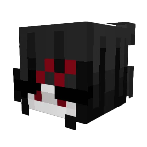 Puchi257 Minecraft avatar head, 3D render