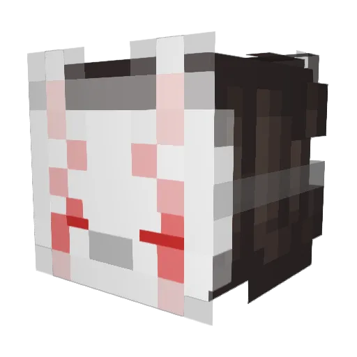 Puchi_Wu Minecraft avatar head, 3D render