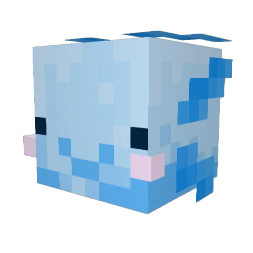 Pucior007 Minecraft avatar head, 3D render