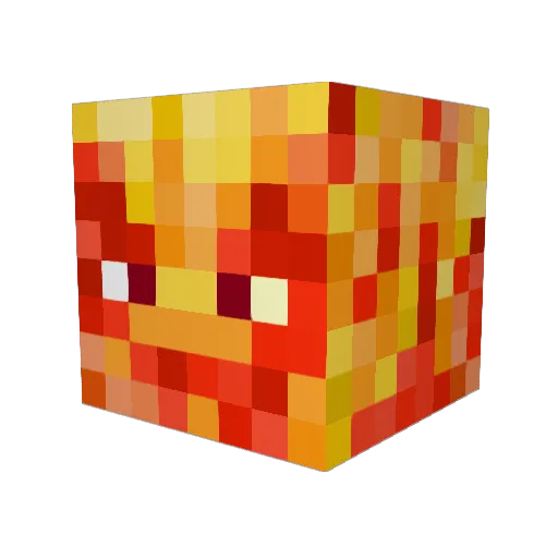 PudaPounder Minecraft avatar head, 3D render