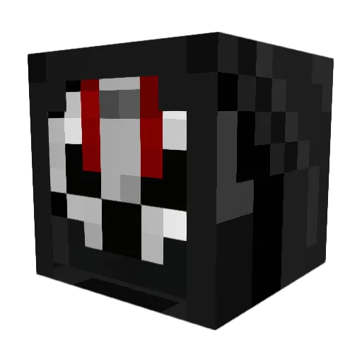 Puddi4Hire Minecraft avatar head, 3D render