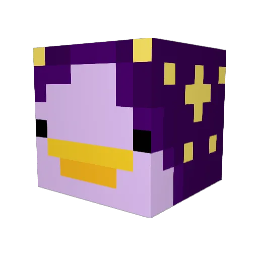 Puddin_snack Minecraft avatar head, 3D render