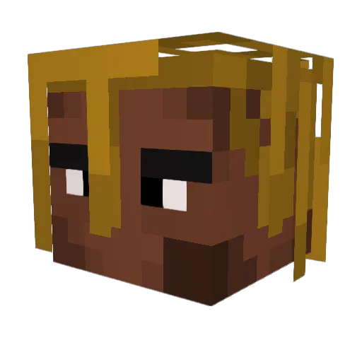PuddleBoy757 Minecraft avatar head, 3D render