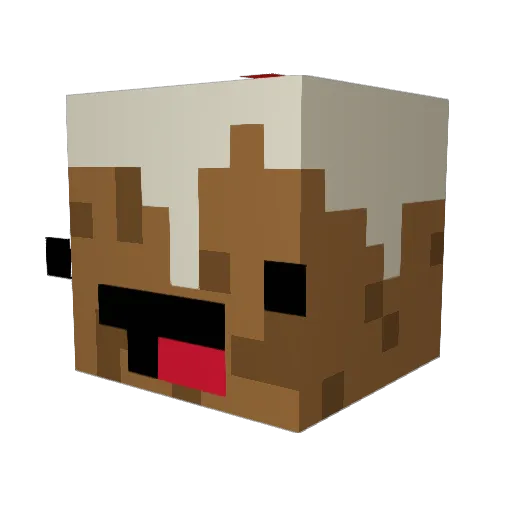 Pudim_Sedutor Minecraft avatar head, 3D render