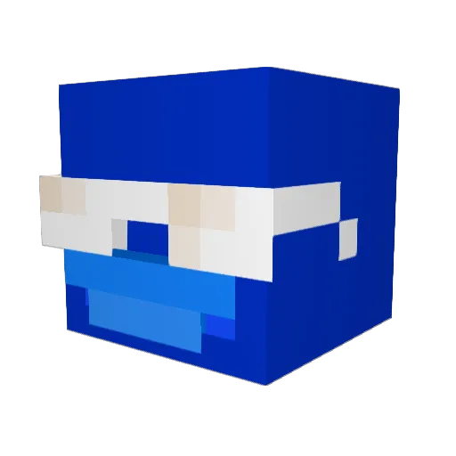 Pudlisz31 Minecraft avatar head, 3D render