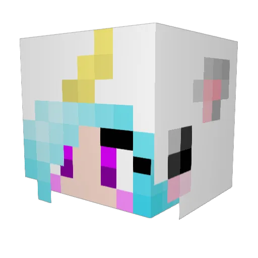 Pudsey9942 Minecraft avatar head, 3D render