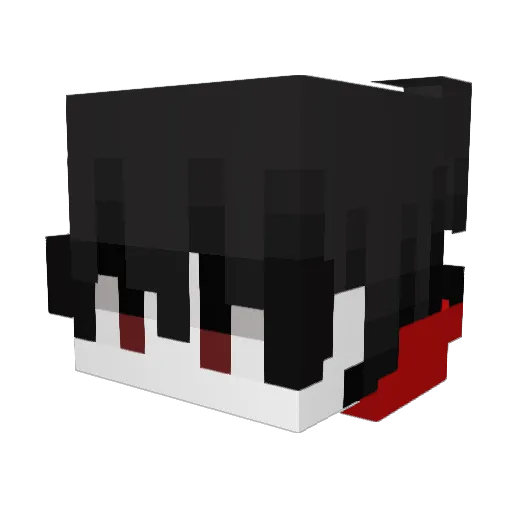 Pudzianooo Minecraft avatar head, 3D render