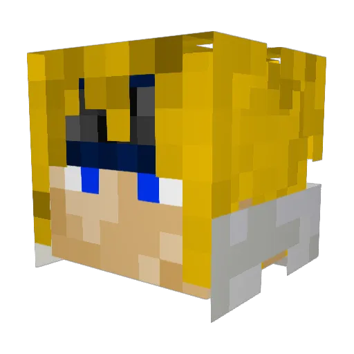 Puertorican_305 Minecraft avatar head, 3D render