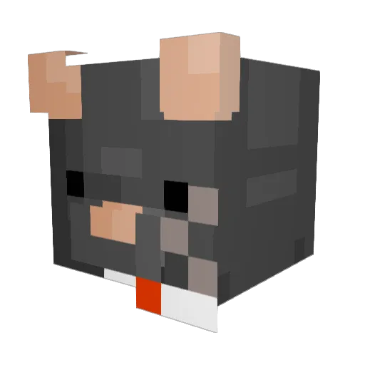 Minecraft-Avatar von Puff_Rat: Kopf als 3D-Render