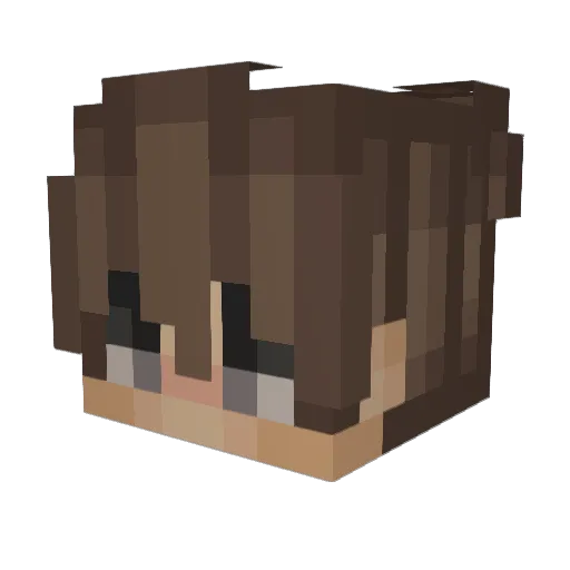 PufferFishPete Minecraft avatar head, 3D render