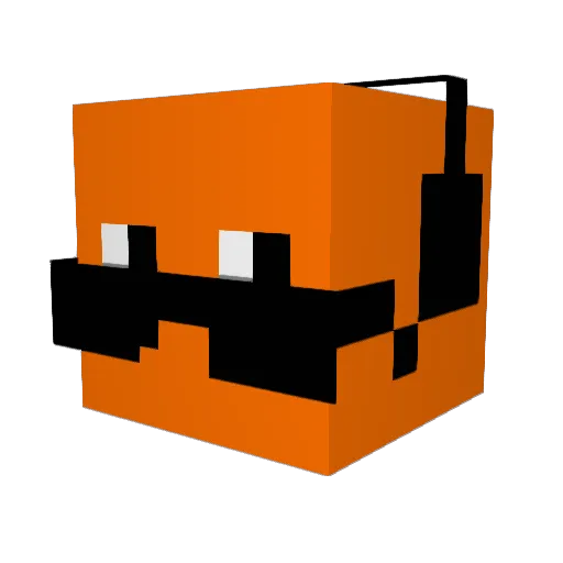 PufferfishGamin Minecraft avatar head, 3D render
