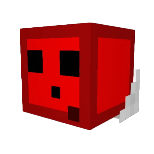 PuffyTheDragon Minecraft avatar head, 3D render