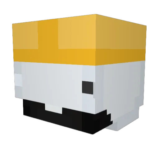 Pug2012XD Minecraft avatar head, 3D render
