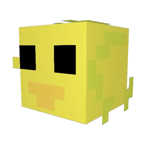 Pug236 Minecraft avatar head, 3D render