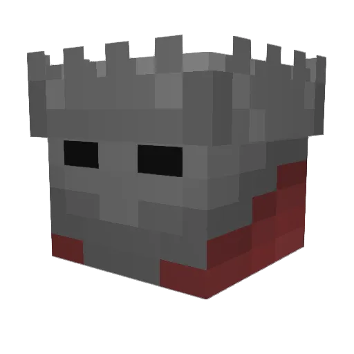 Pug_Champ Minecraft avatar head, 3D render