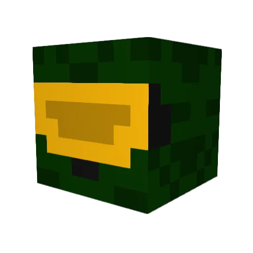 Pug_Dog Minecraft avatar head, 3D render