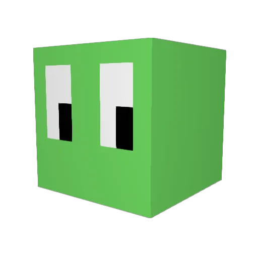 Puga2209 Minecraft avatar head, 3D render