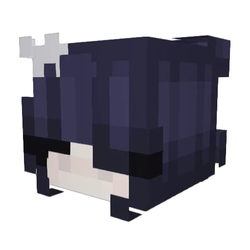 Pugd Minecraft avatar head, 3D render