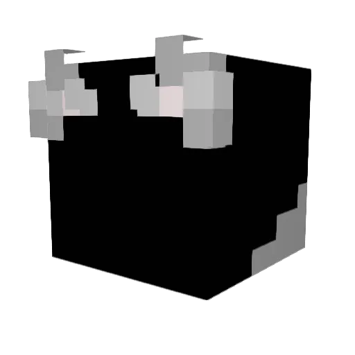 Puger___ Minecraft avatar head, 3D render