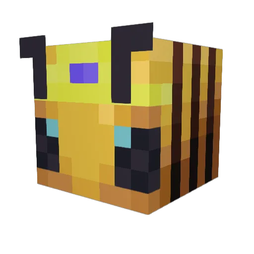 Pugface250 Minecraft avatar head, 3D render