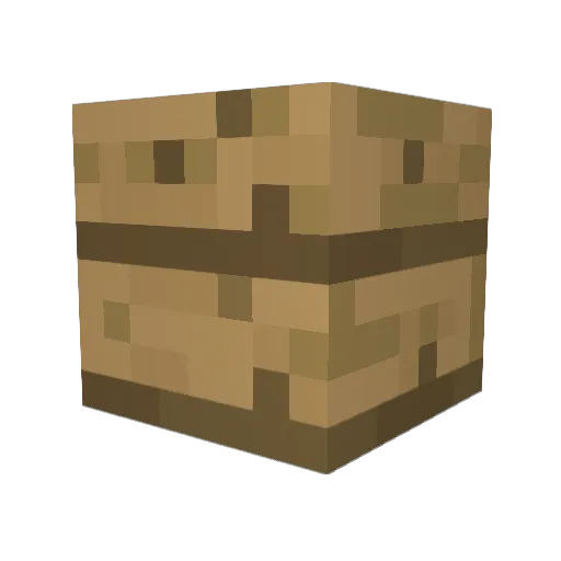 Pugface256 Minecraft avatar head, 3D render