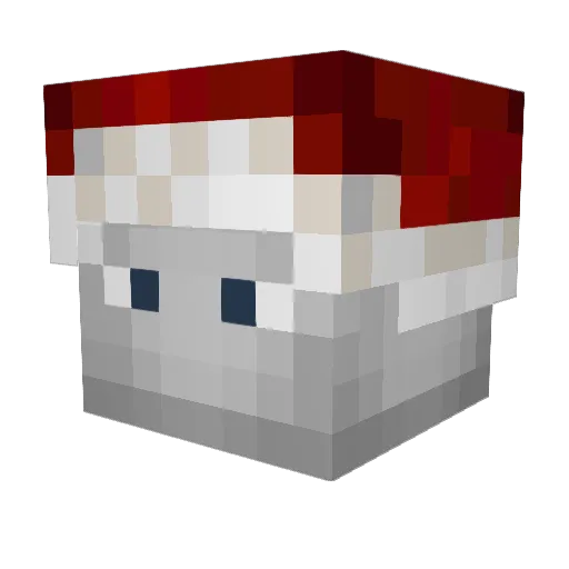 Puhff Minecraft avatar head, 3D render