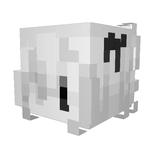 PuinaInwza007 Minecraft avatar head, 3D render