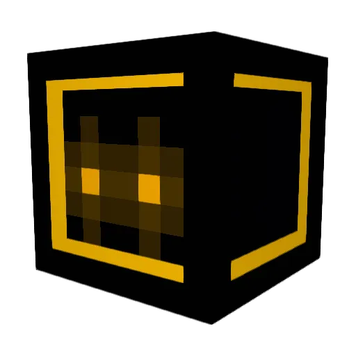 Pukado Minecraft avatar head, 3D render