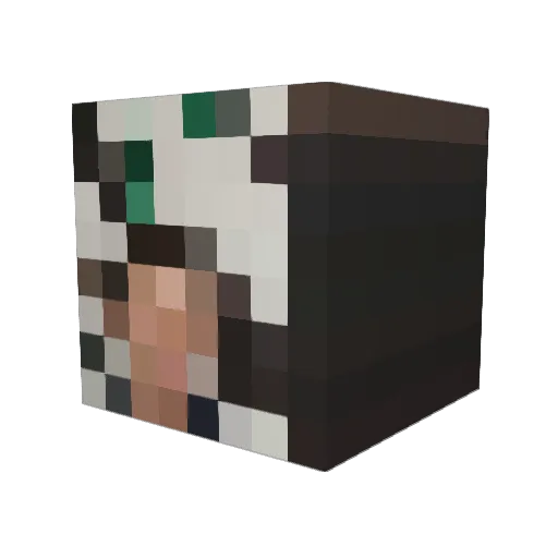 Pukpot08 Minecraft avatar head, 3D render