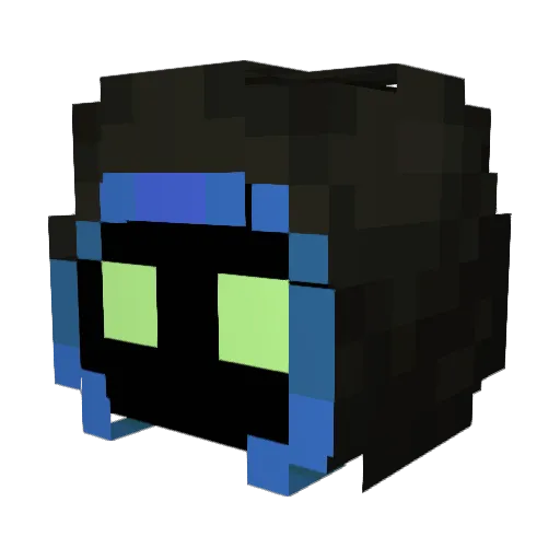 Pulce_arciere Minecraft avatar head, 3D render