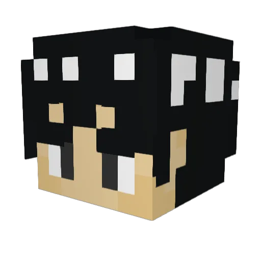 PullOutG0d Minecraft avatar head, 3D render
