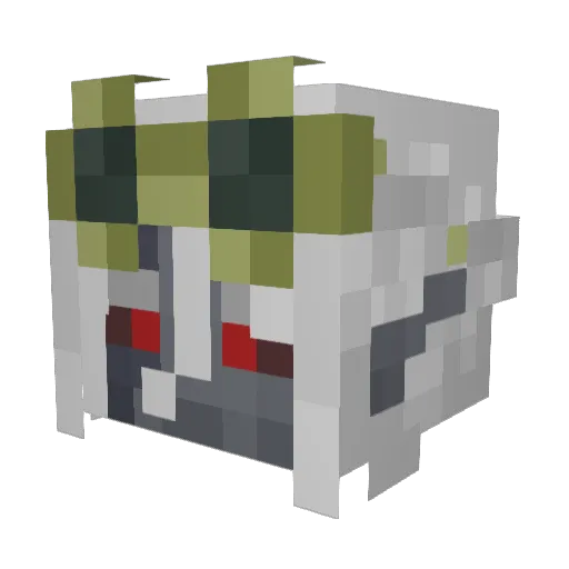Pulla_Pete Minecraft avatar head, 3D render