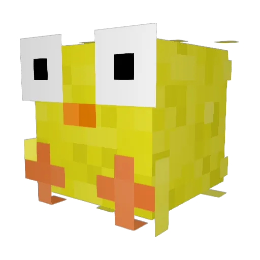 Pullabrittan Minecraft avatar head, 3D render