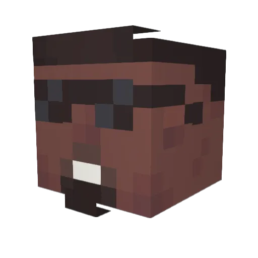 Pullamunkki10 Minecraft avatar head, 3D render