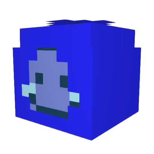 Pulpez_11 Minecraft avatar head, 3D render