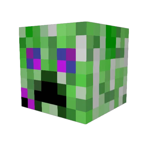 PulpitoGamer Minecraft avatar head, 3D render