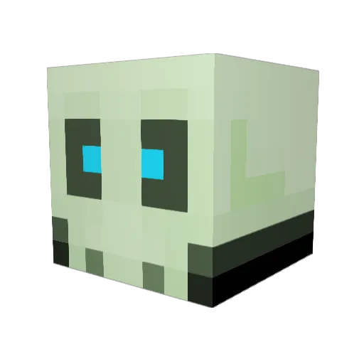 Pulse97 Minecraft avatar head, 3D render