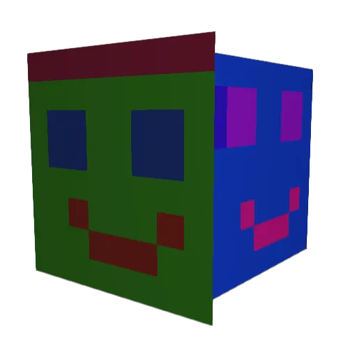 PulseDaddyy Minecraft avatar head, 3D render